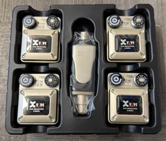 Xvive U45 In-Ear Wireless Monitor System Transmitter/4 Receivers (5.8 GHz) Gold