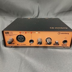 STEINBERG UR12 Audio Interface 24 Bit, Black, Good Condition From Japan