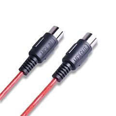 MIDI to USB Interface MIDI Cable Adapter with Input&Output Connecting with Red