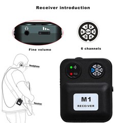 MU-M1 Portable Wireless In-Ear Monitoring System for Stage 1 TX & 1 RX, MU-M1