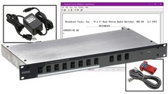 Broadcast Tools 8×2 Dual Audio Stereo Switcher Router Silence Sensor RS-232 GPI