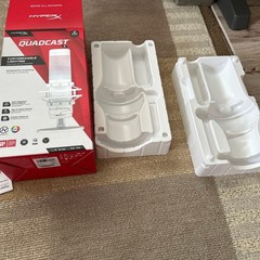 HYPERX QUADCAST S Microphone and Microphone Cover from JAPAN