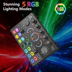Podcast Equipment Bundle for 2, Audio Interface with 8GB Memory Card and XLR Co