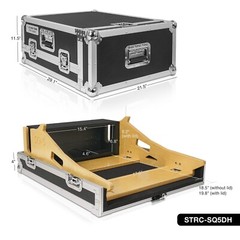 Sound Town ATA Plywood Mixer Cas w/ Doghouse for SQ5 Mixer Console (STRC-SQ5DH)