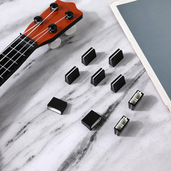 10Pcs Fader Caps, Fader Caps Mixer Slider Fader Knobs for Pioneer DJM350, 400, 5