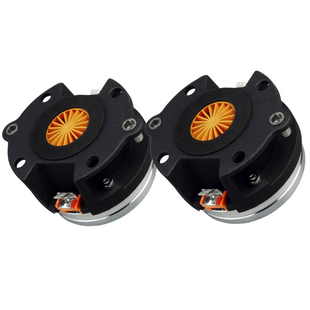 Pair Faital Pro HF104 Compression Horn Tweeter HF Driver 16ohm Neodymium 108dB