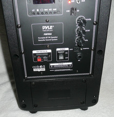 Pyle PSBT65A Bluetooth Portable PA Speaker Karaoke System PylePro NO MICROPHONE