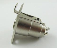 10x Metal XLR 3Pin Female Panel Chassis Mount Socket Audio Microphone Connector