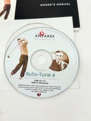 Antares 4 Professional Pitch Correction Plug In TDM CD MAC 2004 w/ Guide