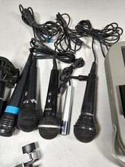Lot of 10 Mixed Brand Microphones – Used, Working, Various Models