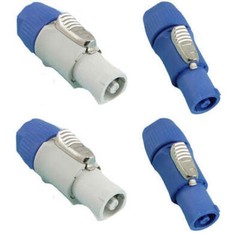 (2 EACH) PROCRAFT PC-TSC039 & PC-TSC044 20A Power-In Blue/Out Gray Cable Mnt