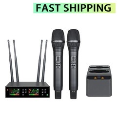 J166 Receiver + LS01 Wireless Micro FM Dynamic Digital System w/ Charging Stand
