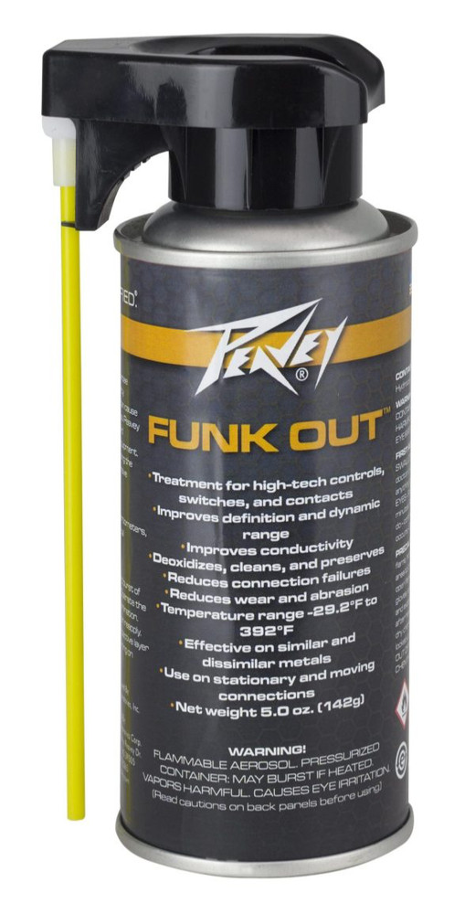 Peavey Funk Out Contact Cleaner for Pots Switches Controls & Electronics