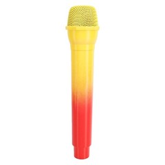 Microphone Gradient Color Lightweight Plastic Mic Prop For Speech AJWK