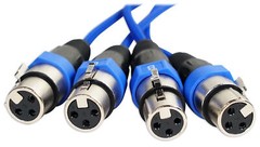 Rockville SX1650 16 Channel 50 Foot XLR Snake Cable, 100% OFC, Double Shielded
