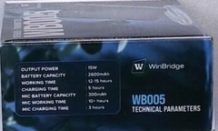 WinBridge Wireless Voice Amplifier with Bluetooth Lavalier Lapel Microphone
