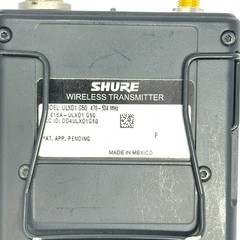 Shure ULXD1 Wireless Bodypack Transmitter G50 Band 470-534 MHz Digital Mic Pack