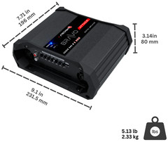 Stetsom BRAVO ATTACK 3000 Watt RMS Monoblock Full Range Digital Amplifier 1 OHM