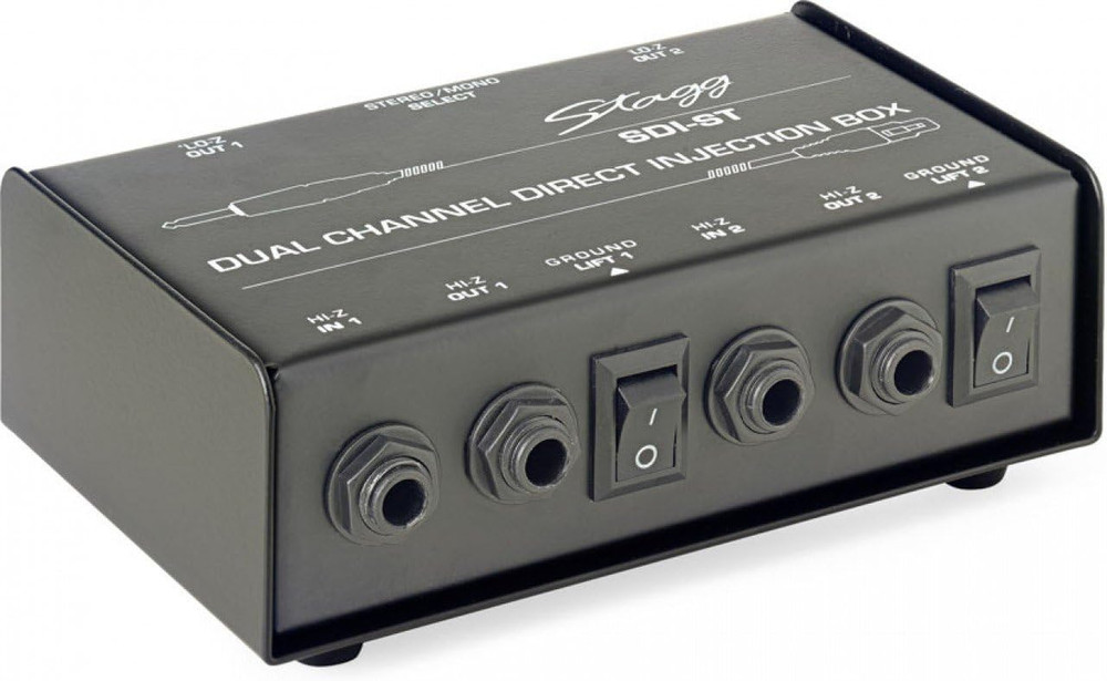 SDI-ST 2-Channel Passive DI Box with Mono/Stereo Switch