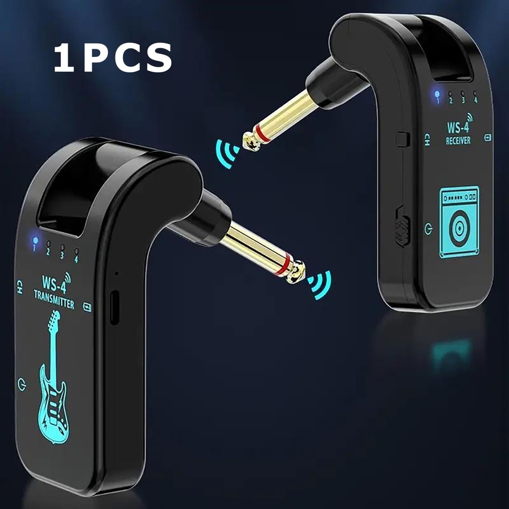 Quick Acting Adaptable Easy to Use Wireless Guitar Transmitter & Receiver System