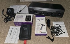 Radio Shack 8-Channel Wireless Microphone Receiver w Audio Link Transmitter, Mic