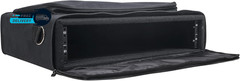 Portable 2U Rack Bag Soft Rack Case with 14 Rackable Depth Plywood