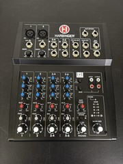 HARBINGER L802 LvL Series 8-Channel Compact Mixer with Manual Adaptor and Box