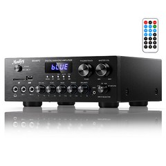 Moukey MAMP1 400W Audio Power Amplifier 2 Channel Amp Stereo Receiver Bluetooth
