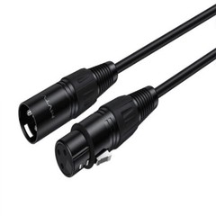 XLR Male to Female Microphone Cable Balanced 3 Pin Mic Connector Extension Cord