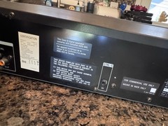 Sony CDR-W33 Professional CD Recorder / Player Rack Mountable For Parts Repair