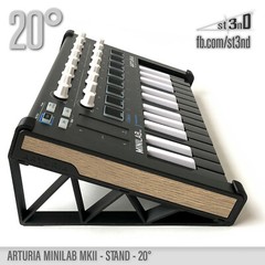 ARTURIA MINILAB MKII STAND – 20 degrees – 3D printed- 100% Buyers Satisfaction