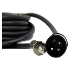 2Pcs 50FT Male XLR 3-Pin Mic Cable To 6.35mm 1/4″ Stereo Male PA Speaker Cables