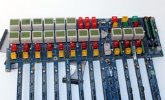 Midas PRO2-CC-TP Audio Console’s PCX-DL201B, DL2 Mix Faders circuit Board