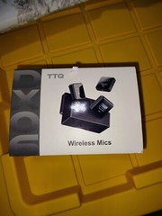 TTQ Wireless Lavalier Microphone Noise Cancellation DX06- 656ft Transmission 24H
