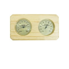 Sauna Thermometer Wood Metal Gauge Personal Sauna Area Easy Installation
