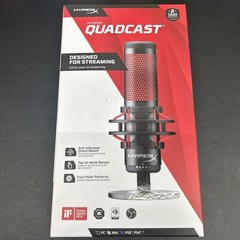 HyperX Quadcast S RGB USB Microphone PS5, PC, Mac, Gaming, Streaming Red NEW