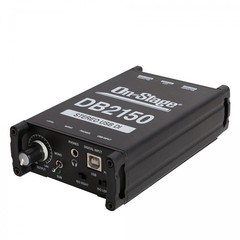 Passive USB DI Box Direct Input for USB Audio – On-Stage