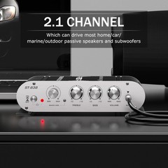 Facmogu St-838 2.1 Channel Hifi Stereo Subwoofer Amplifier Rms 20Wx240W Mini