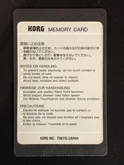 KORG DDC-A07 BRUSHING 1 Memory Card ROM for DDD-1 Tested Japan Works JP MG01 0.5
