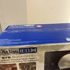 Atlas Sound Complete Business Ceiling Tile Application EZSYS-BGM-CPHD ** See Des