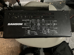 Samson Servo-170 Studio Amplifier 85W Watt Stereo Power Amp Rackmount, Works!