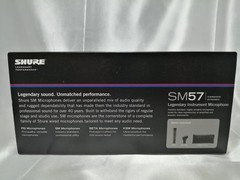 Shure SM57 Dynamic Instrument Microphone Cardioid Vocal Guitar Drum XLR Clip