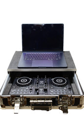 LASE Euro Style Case For Pioneer DDJ-200 Controller with Glide for Laptop.