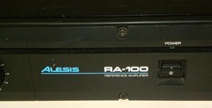 Vintage ALESIS RA-100 Reference Power Amplifier Studio Monitor Rack Amp (RA100)
