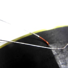 2pcs(1pair) 75.5mm White aluminum Bass voice coil Pure copper Round wire 8ohm
