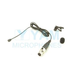 YAM Black LM2-C4S Omni-directional Condenser Lavalier Mic FOR SHURE Wireless Mic