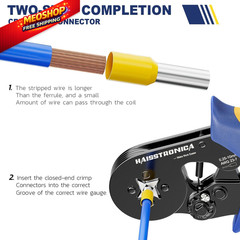 haisstronica Wire Ferrules Connectors Kit – 5000PCS AWG22-7 12 AWG22-7,