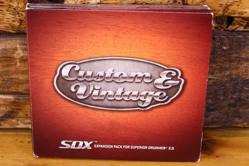 Toontrack Custom & Vintage SDX Software Expansion Pack for superior drummer 2.0