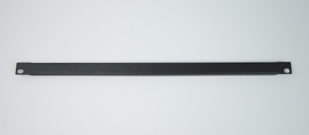 HALF U (1/2) RACK SPACE BLACK STEEL PANEL/ FACEPLATE FOR EQUPMENT RACK by Penn