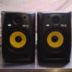 KRK Rokit 6 Pair RPG2 G3 Studio Monitors Recently Serviced Working Well Together